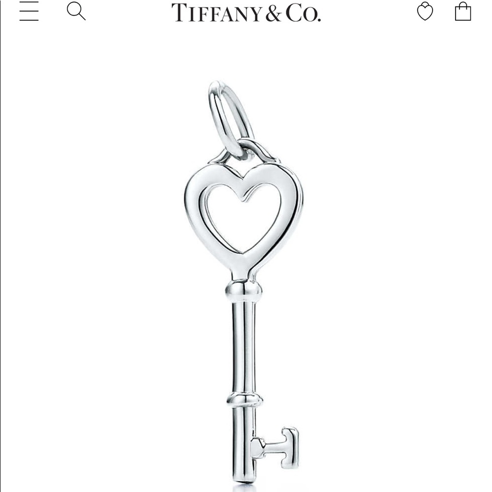Tiffany & Co. Heart Key Necklace NEW